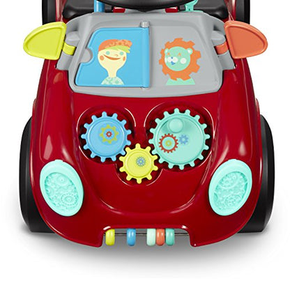 Toddler Car Ride On, Toddler Toys for Ages 1-3, Baby Toys, Radio Flyer Busy Buggy, Red, Sit to Stand Ride On