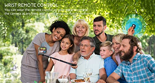 COOAU 4K 20MP Wi-Fi Action Camera External Microphone Remote Control Underwater 40M Waterproof Sport Camera Time Lapse with 2X1200mAh Batteries and 20 Accessories