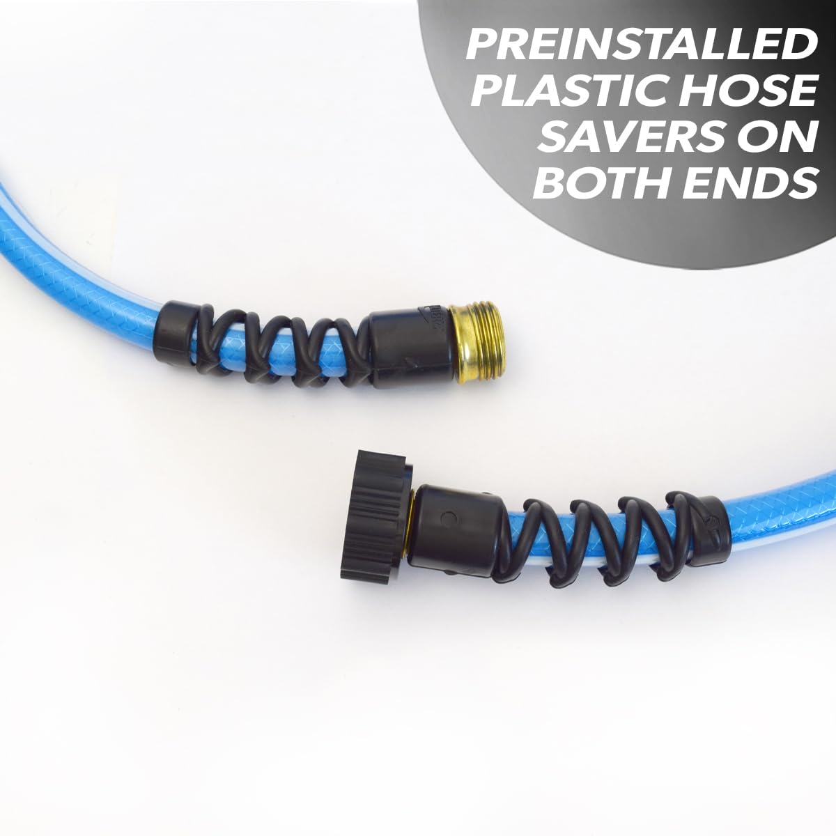 Valterra AquaFresh High Pressure Drinking Water Hose, Water Hose Hookup for RV - 1/2" x 25', Blue