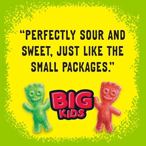 SOUR PATCH KIDS BIG Individually Wrapped Soft & Chewy Halloween Candy, Bulk Candy, 100 Pieces
