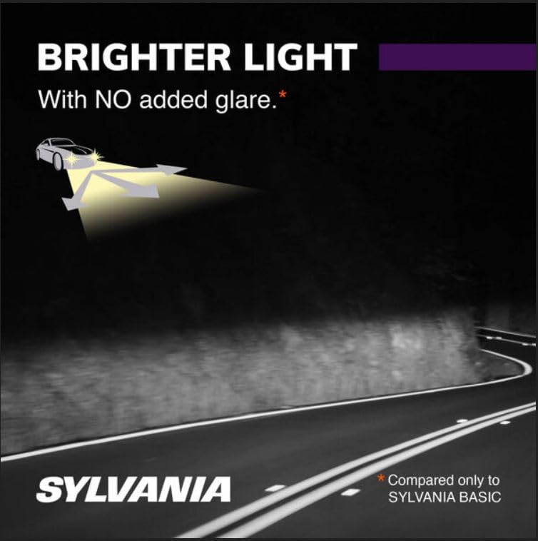 SYLVANIA - H11 XtraVision - High Performance Halogen Headlight Bulb, High Beam, Low Beam and Fog Replacement Bulb (Contains 2 Bulbs) (H11XV.BP2)