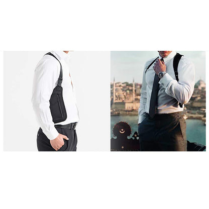 Anti-Thief Hidden Underarm Shoulder Bag, Concealed Pack Pocket, Multi-Purpose Men/Women Safety Double Storage Armpit Holster Tactical Bag for Travel Outdoors