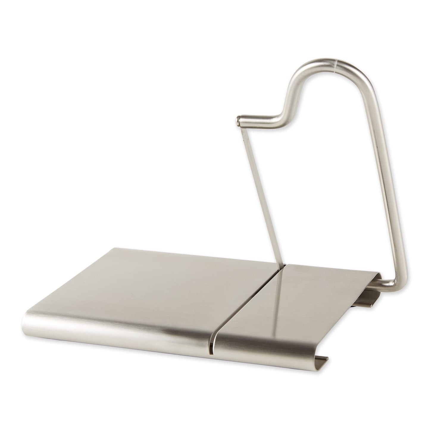 RSVP International Endurance Collection Cheese Slicer, Guillotine Style Sleek Modern Design, Stainless Steel Blade, Non-Skid Feet, Dishwasher Safe, 7x5.25" Base, 4" Blade