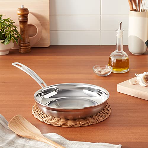 Cuisinart MultiClad Pro 8" Open Skillet, 8-Inch, Stainless Steel