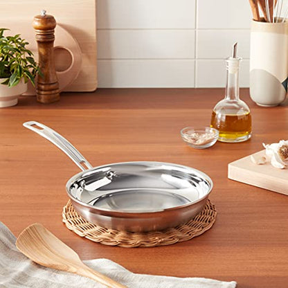 Cuisinart MultiClad Pro 8" Open Skillet, 8-Inch, Stainless Steel