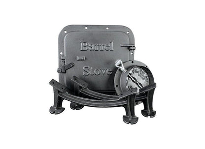 US Stove BSK1000 Barrel Camp Stove Kit, Medium, Black
