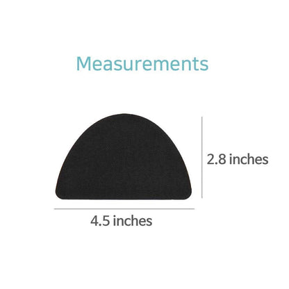 Shoe Toebox Toeburst Blowout Hole Prevention Insert/Patch (Black)