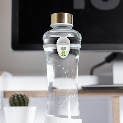 ULLA Drink Water Reminder, Smart Light for Water Bottle, Fits Most Bottles, Lights Up when Time to Drink, Hidrate Smart Water Bottle Reminder to Drink, Smart Hydration Reminder, Water Tracker - CACTUS