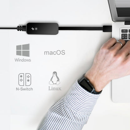 TP-Link USB to Ethernet Adapter (UE306), Supports Nintendo Switch, 1Gbps Gigabit RJ45 to USB 3.0 Network Adapter, Foldable & Portable Design, Plug and Play, Compatible with Windows, macOS, and Linux