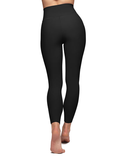 YUDSUD High Waisted Leggings for Women - Tummy Control Yoga Pants for Workout Running Athletic Women's Leggings Plus Size Black