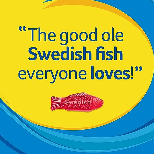 SWEDISH FISH Individually Wrapped Soft & Chewy Candy, Bulk Candy, School Snacks, 240 Count Box