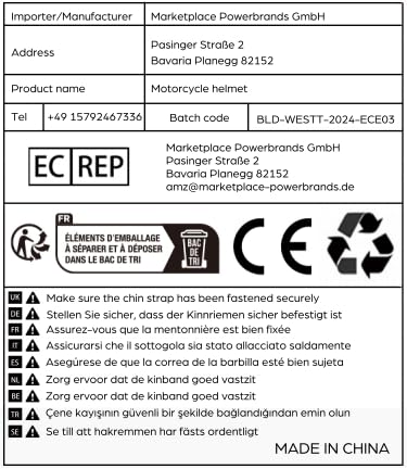 Westt Open Face Helmets with Dual Sun Visor– Motorcycle Helmet for Men and Women 3/4 Helmets DOT Approved for Scooter Motorbike Street Jet Series