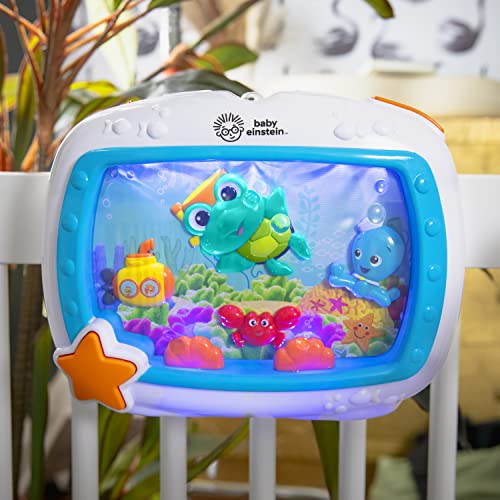 Baby Einstein Sea Dreams Soother Musical Crib Toy and Sound Machine, Newborn and up