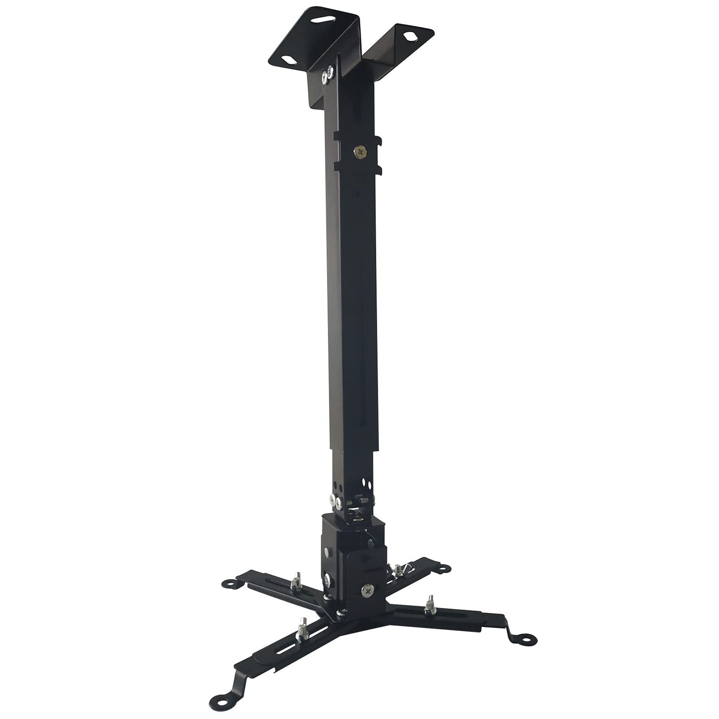 Tonalee Projector Mount Wall or Ceiling Projection Mount Bracket with Adjustable Height and Extendable Arms Mounts for Home and Office Projector