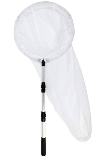 RESTCLOUD Butterfly Net with 16" Ring, 36" Net Depth, Handle Extends to 36 Inches (16" Ring, 36" Handle)