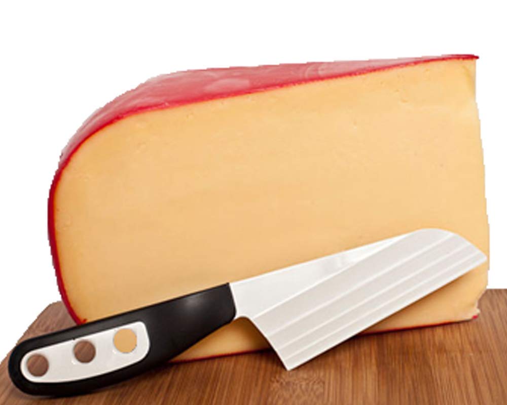 The Cheese Knife BKP2 with Patented Cheese Knives Blade, Black