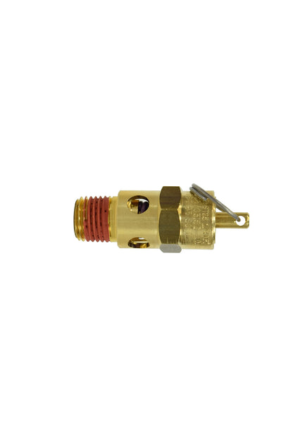 Control Devices ST25-1A175 ST Series Brass Soft Seat ASME Safety Valve, 175 psi Set Pressure, 1/4 Male NPT