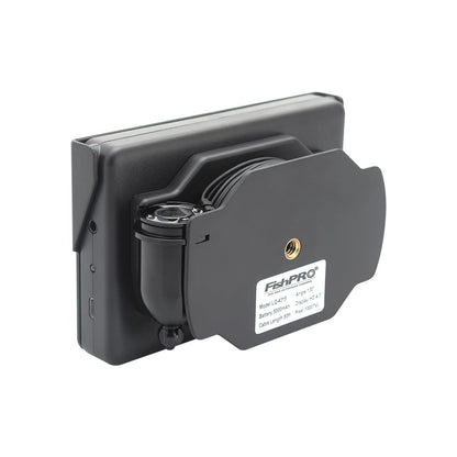 [FishPRO® 2026 Upgrade] Underwater Fishing Camera 4.3'' HD 1000 TVL, Pocket Ice Fishing Camera Underwater for Fish, Portable Fish Finder w/LCD Monitor, IR+LED for Ice Lake Sea Boat Kayak Fishing