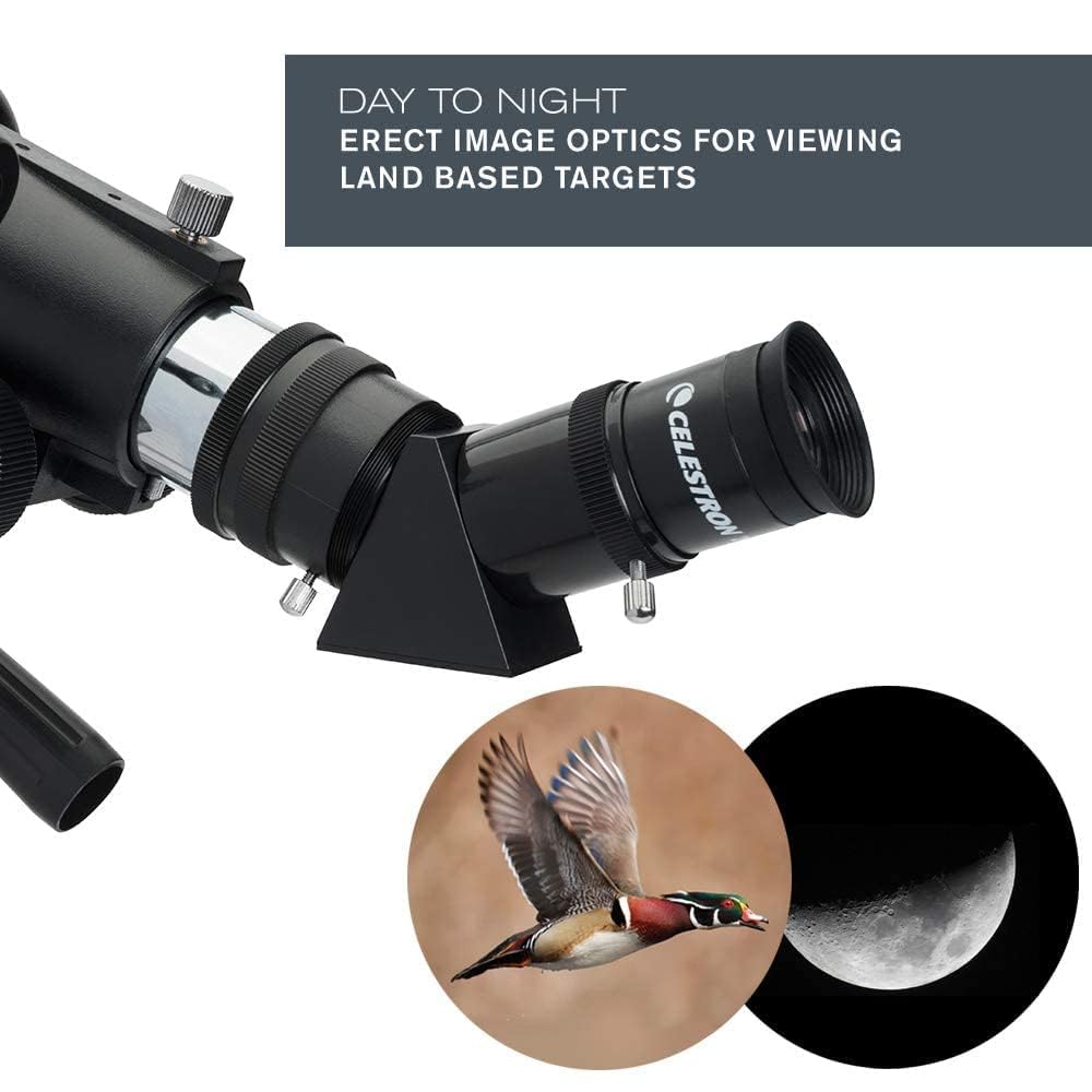 Celestron Travel Scope 70 Portable Refractor Telescope – 70mm Aperture, Fully-Coated Glass Optics – Includes Tripod, Backpack & Software – Ideal for Beginners & Travel