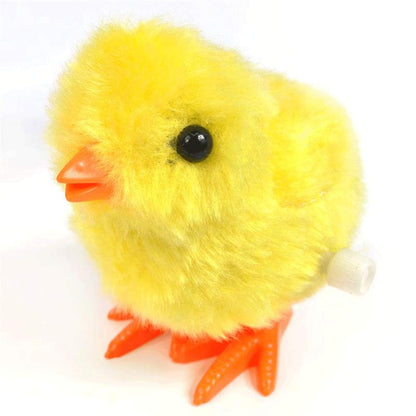 3 otters 12PCS Wind Up Toys, Wind-Up Jumping Cute Chicken Plush Chicks Toy for Kids Goodie Bags Treasure Chest Party Favors Gifts
