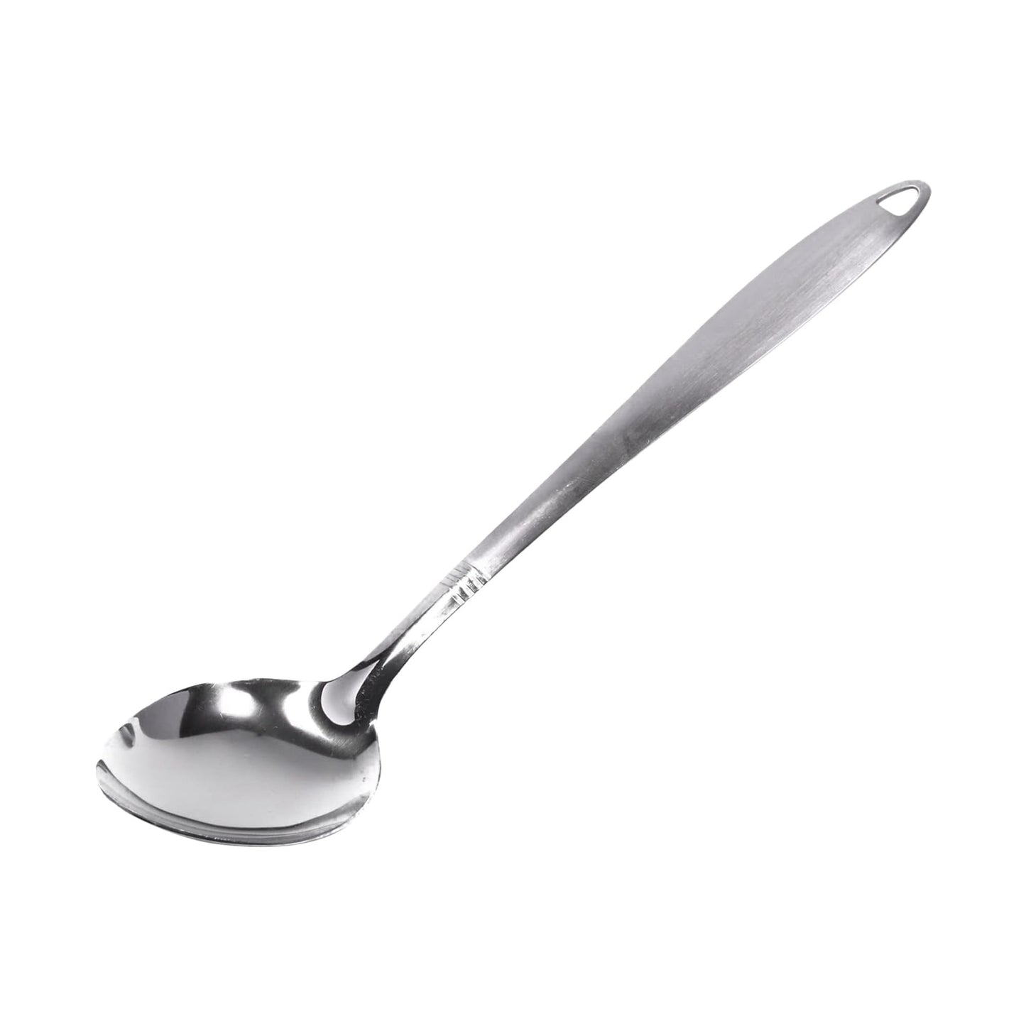 Chef Craft 10230 1-Piece Stainless Steel Solid Spoon,13-Inch