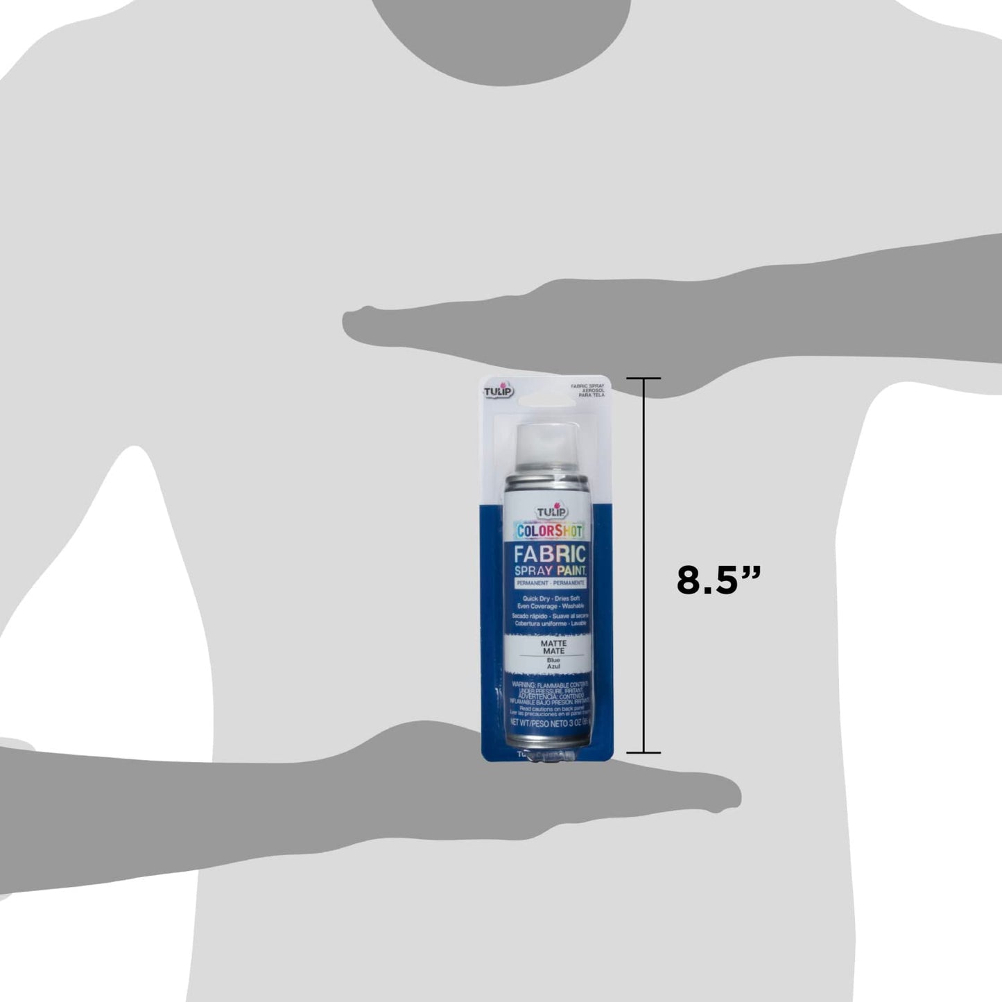 Tulip ColorShot Instant Spray Fabric Color 3oz. Blue