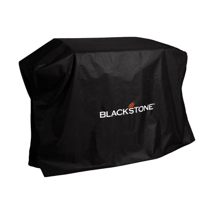 Blackstone 5482 Griddle Cover Fits 36 inches Cooking Station with Hood Water Resistant, Weather Resistant, Heavy Duty 600D Polyester Flat Top Gas Grill Cover with Cinch Straps, Black 36"
