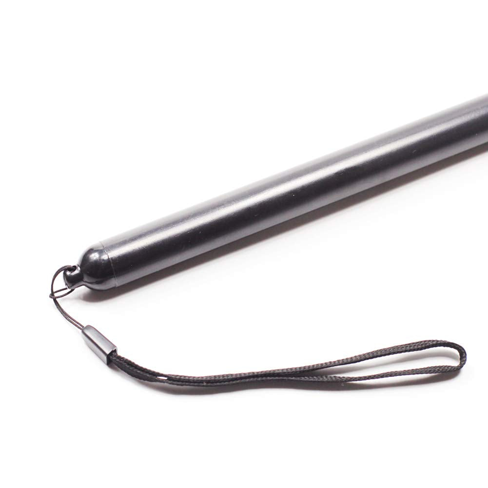 Telescopic Teachers Pointer,Teaching Pointer Stick for Classroom,Metal Hand Retractable Pointer Extended Length 47 Inch, Handheld Presenter Whiteboard Pointer (Black)