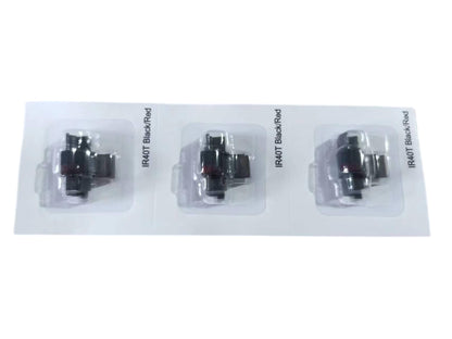 BIGGER Compatible Calculator Ink Ribbon Replacement for IR-40T CP13 MP-12D PR42 Used with Casio HR-100TM HR-150TM HR-170RC, Sharp EL-1750V EL-1801V, Individually Sealed, Black/Red, 3 Pack
