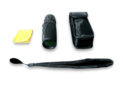 Roxant Viper Monocular Telescope – 10x25 Monoculars for Adults High Powered | Military Grade BAK4 Prism Pocket Scope | Weatherproof with Case, Wrist Strap & Smartphone Adapter