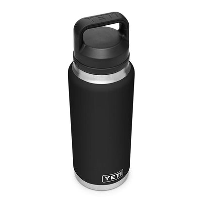 YETI Rambler 36 oz Bottle, Vacuum Insulated, Stainless Steel with Chug Cap, Black