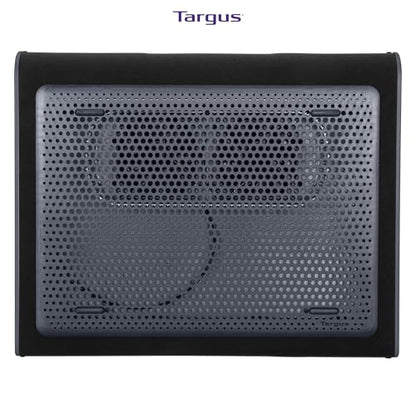 Targus 17 Inch Dual Fan Lap Chill Mat - Soft Neoprene Laptop Cooling Pad for Heat Protection, Fits Most 17" Laptops and Smaller - USB-A Connected Dual Fans for Heat Dispersion (AWE55US)