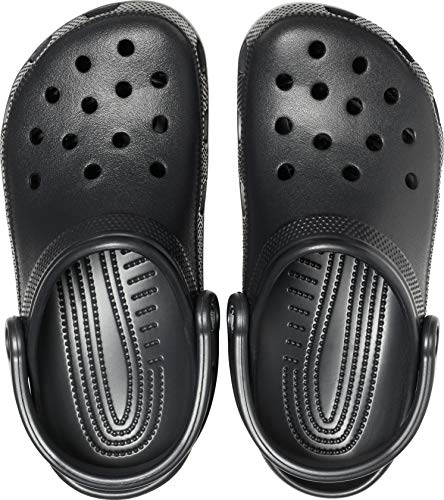 Crocs Unisex-Adult Classic Clogs, Black, 3 Men/5 Women