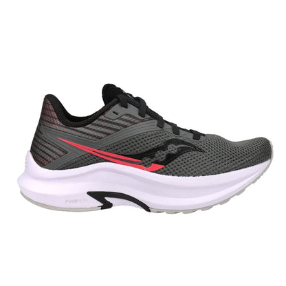Saucony Women's Axon Road Running Shoe, Grey/Pink, 5