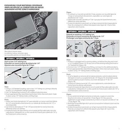 Rain Bird DRIPPAILQ Drip Irrigation Repair and Expansion Kit,Green