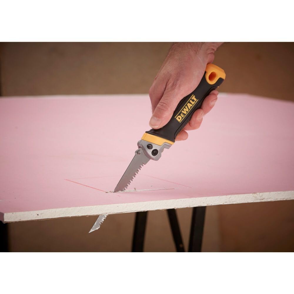 DeWalt DWHT20123 10-1/2" 8 TPI 2-in-1 Triple Ground Teeth Folding Jab Saw