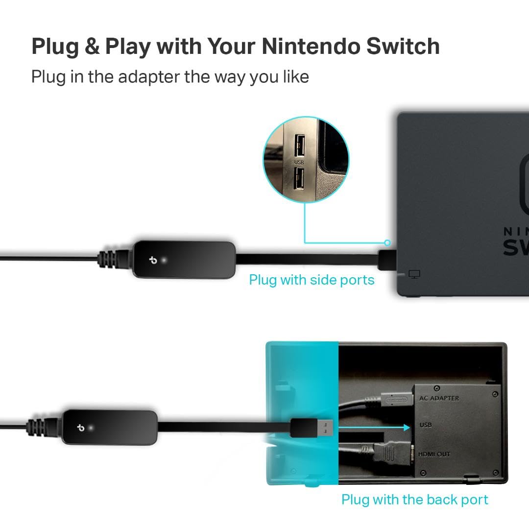 TP-Link USB to Ethernet Adapter (UE306), Supports Nintendo Switch, 1Gbps Gigabit RJ45 to USB 3.0 Network Adapter, Foldable & Portable Design, Plug and Play, Compatible with Windows, macOS, and Linux