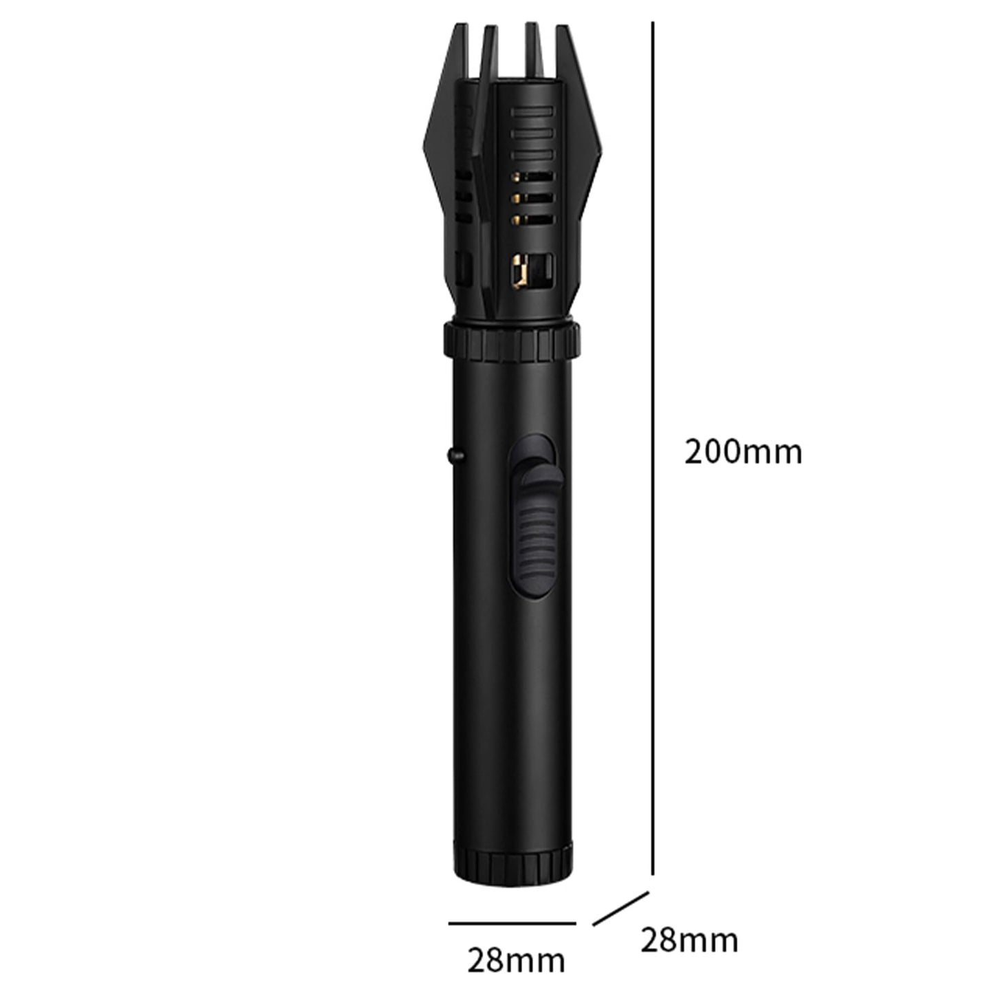 Torch Lighter, Bright Fire Lighter with Safety Lock and Adjustable Red/Blue Flame, Refillable Butane Gas Windproof Jet Flame Cool Lighters, for Candles Campfires BBQ Baking, Camping, Gift