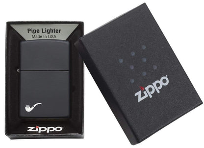 Zippo Black Matte Pipe Pocket Lighter