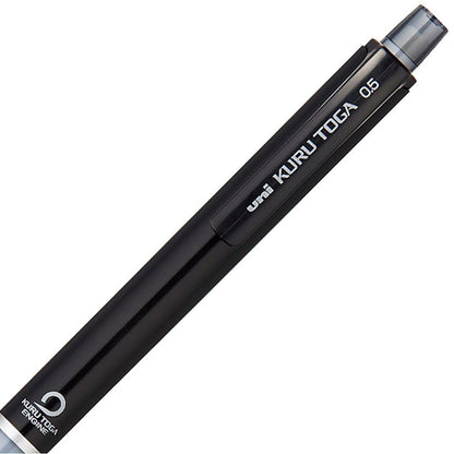 Uni Kurutoga Mechanical Pencil Standard, 0.5mm, Black (M54501P.24)