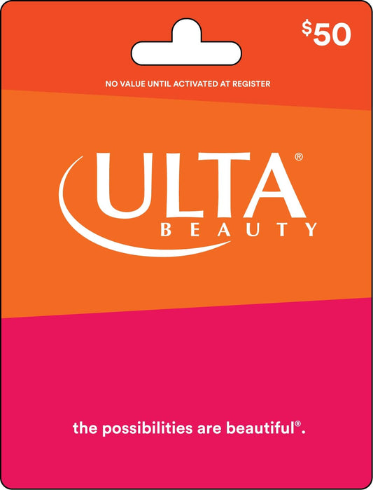 Ulta Beauty Physical Gift card - $50