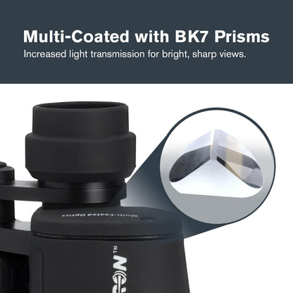 Celestron - Cometron 7x50 Astronomy Binoculars – Entry-Level for Stargazing and Comet Watching – Large 50mm Objective Lenses – Wide 6.6° Field of View – Multi-Coated Optics