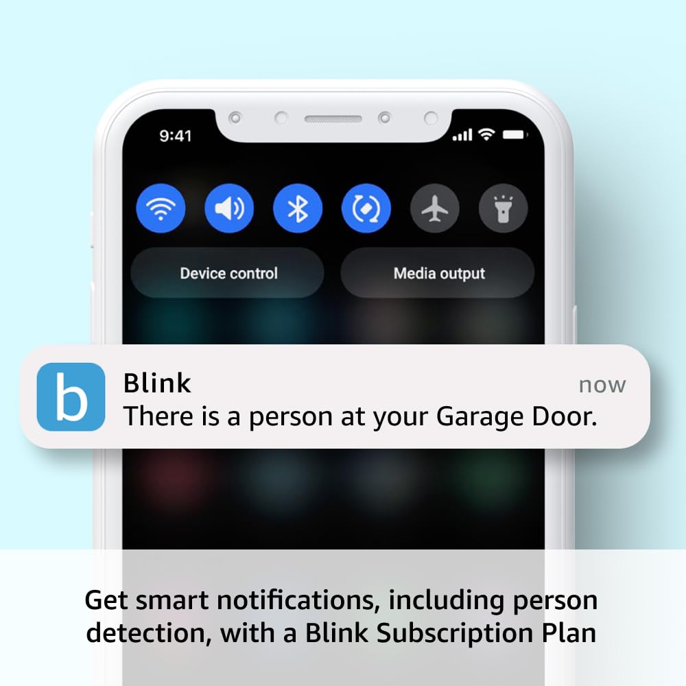 Blink Mini 2 (newest model) — Home Security & Pet Camera with HD video, color night view, motion detection, two-way audio, and built-in spotlight — 1 camera (White)