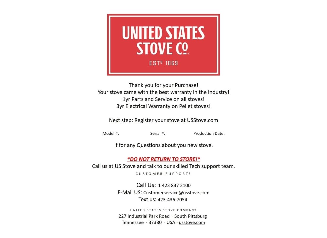 US Stove BSK1000 Barrel Camp Stove Kit, Medium, Black