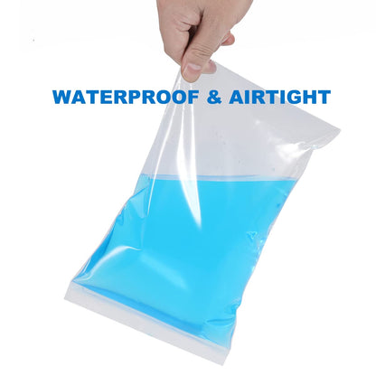 Somoga 200 PCS 1" x 1" Thick 4 Mil Small Clear Zip Poly Bags Plastic Reclosable Zip Seal Lock Bags Heavy-Duty Necklace Ring Coin Beads Jewelry Pill Zipper Bag