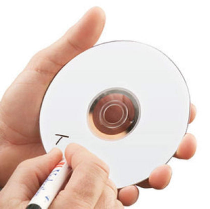 Verbatim CD-R Blank Discs 700MB 80 Minutes 52x Recordable Disc for Data and Music with Blank White Surface - 100 Pack Spindle