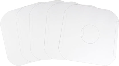 (100) Archival Quality Acid-Free Heavyweight Paper Inner Sleeves with Hole for 12" Vinyl Records - Durable 20# Paper - Easy Record Insertion - #12IW