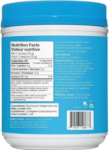 Vital Proteins Unflavoured Collagen Peptides, 567 GR