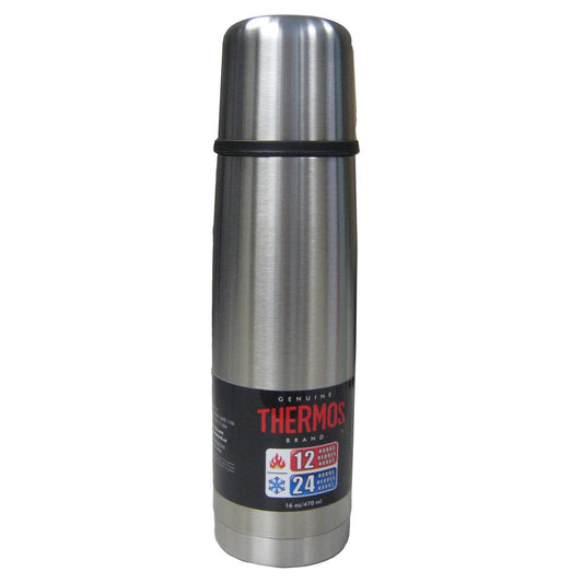 Thermos Vacuum Insulated 16 Ounce Compact Stainless Steel Beverage Bottle