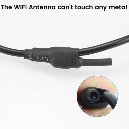 WiFi Car Wireless Backup Camera, GreenYi 5G 720P HD Car License Plate Rear/Front View Reverse Camera for iPhone iPad Android Smart Phones Tablets Which Support Double Band WiFi